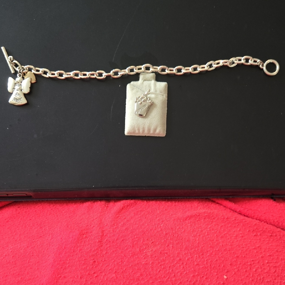 Elegant Silver Charm Bracelet